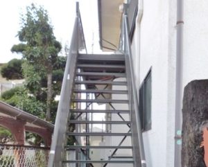 熊本市中央区K様邸　屋外階段リフォーム工事
