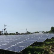 野建て太陽光発電所