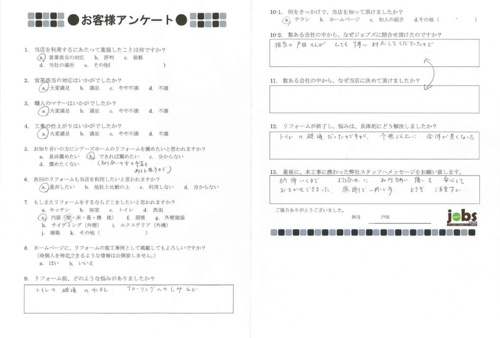 予想以上に全体が良くなりました!
