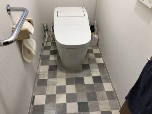 熊本市北区T様邸　トイレリフォーム工事